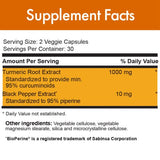 Stop Aging Now Curcumin2K, etiquette-produit, design lisible et détails de l'absorption.