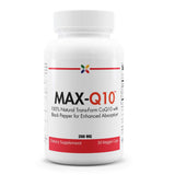Stop Aging Now Max-Q10 – bouteille et étiquette, soutien énergétique potentiel