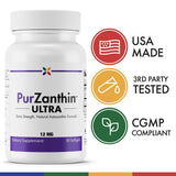Stop Aging Now PurZanthin: bouteille ouverte pour accéder rapidement aux capsules.