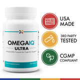 Stop Aging Now OmegaIQ - vitamine D3 et vitamine E pour les besoins quotidiens.