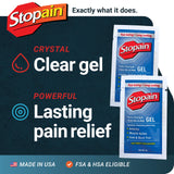 Effet menthol rafraîchissant Stopain, sensation apaisante à l’application.