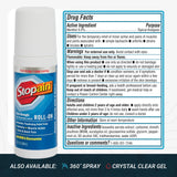 Stopain Gel Roll-On 3oz - Emballage pratique et fabrication aux États‑Unis.