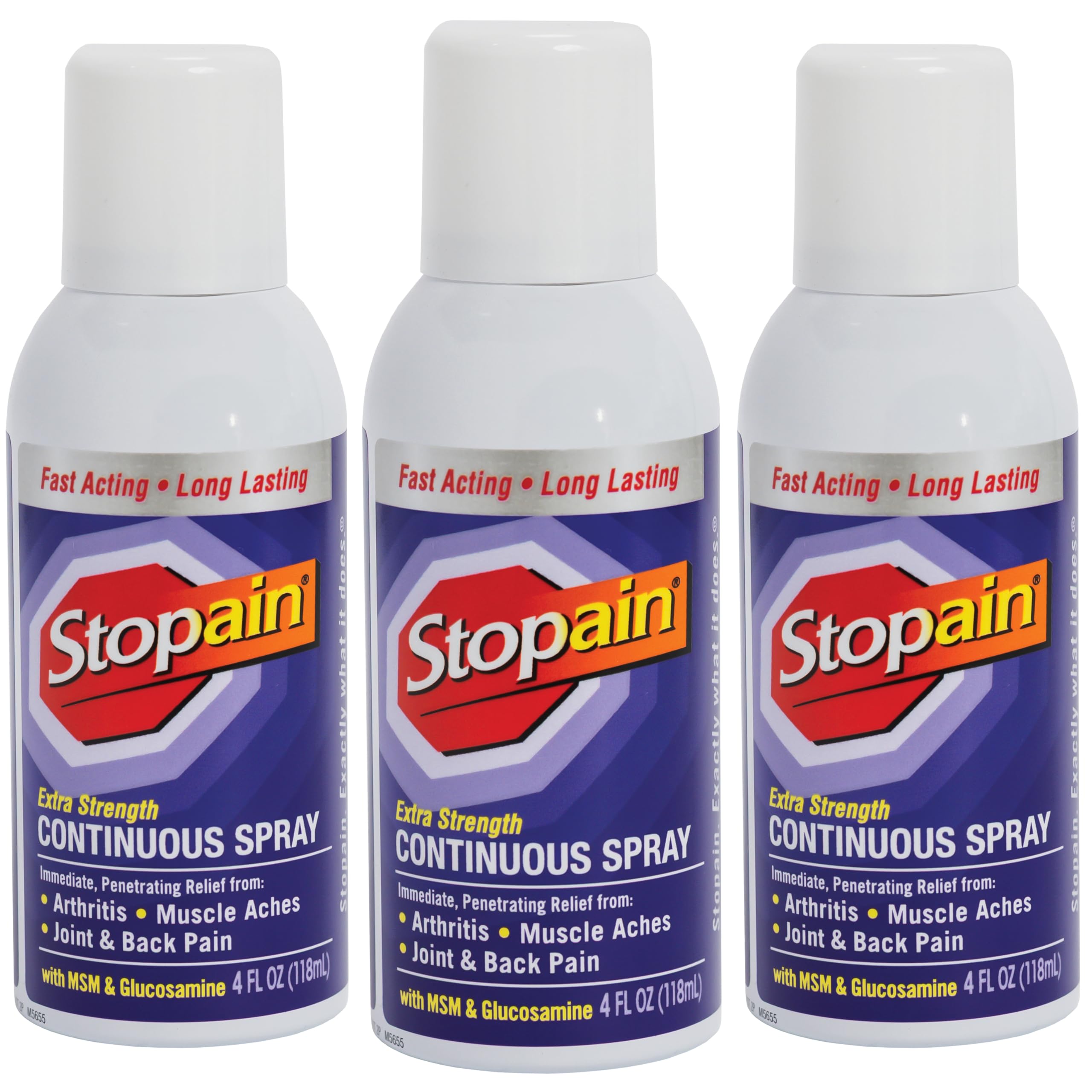 Stopain Spray relief rapide pour apaiser douleurs articulaires après l'effort.