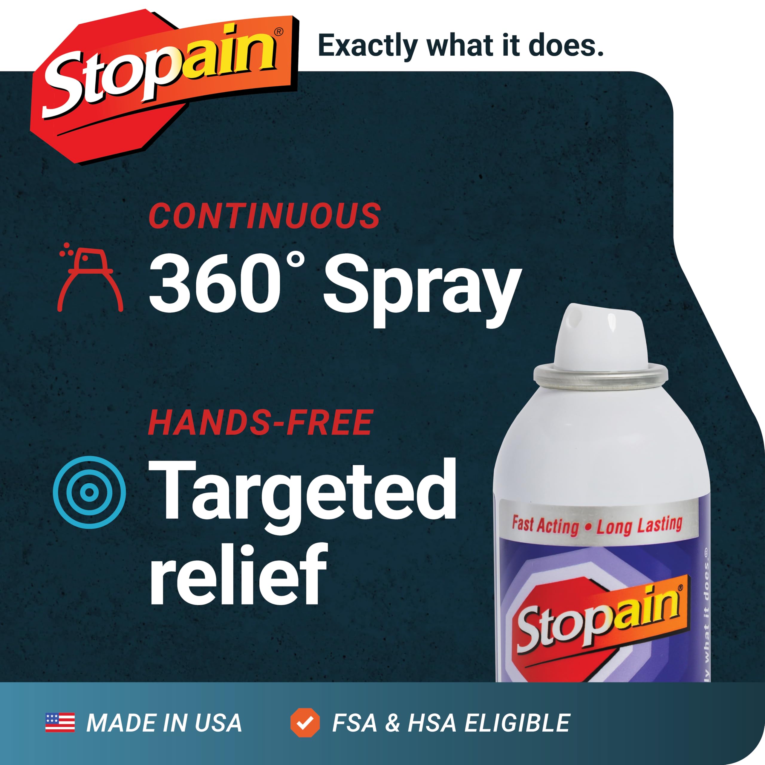 Stopain Spray sans AINS offre un soulagement local sans anti-inflammatoires.