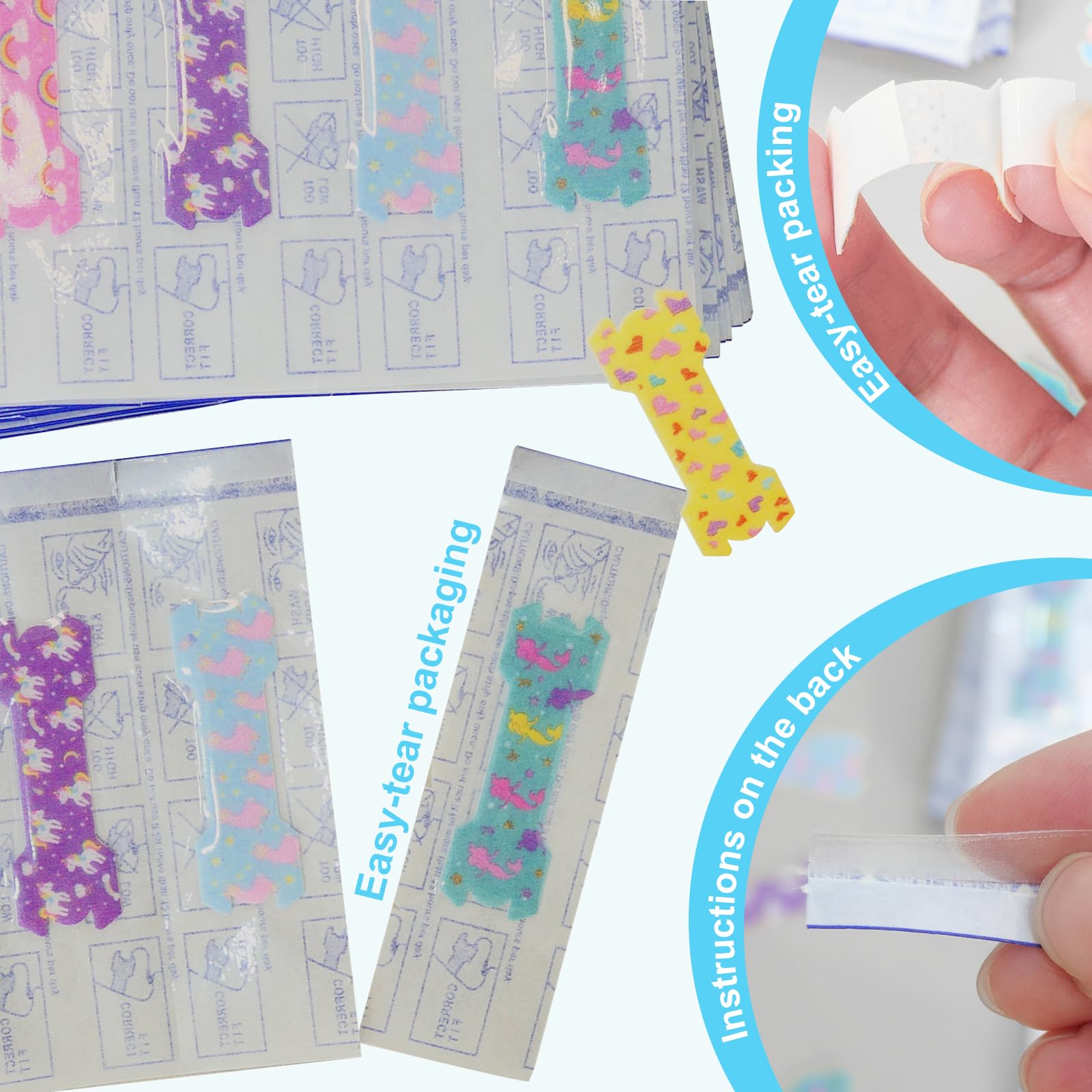 Stranthother bandes nasales enfant sirène : respiration plus fluide en voyage.