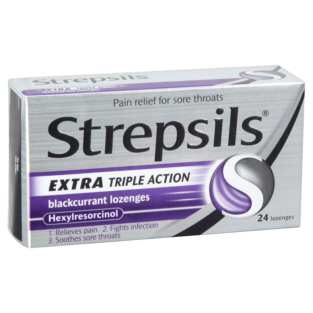 Hexylresorcinol dans Strepsils, ingrédient actif pour irritation locale