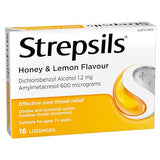 Strepsils pastilles texture douce, sensation agréable à la prise.