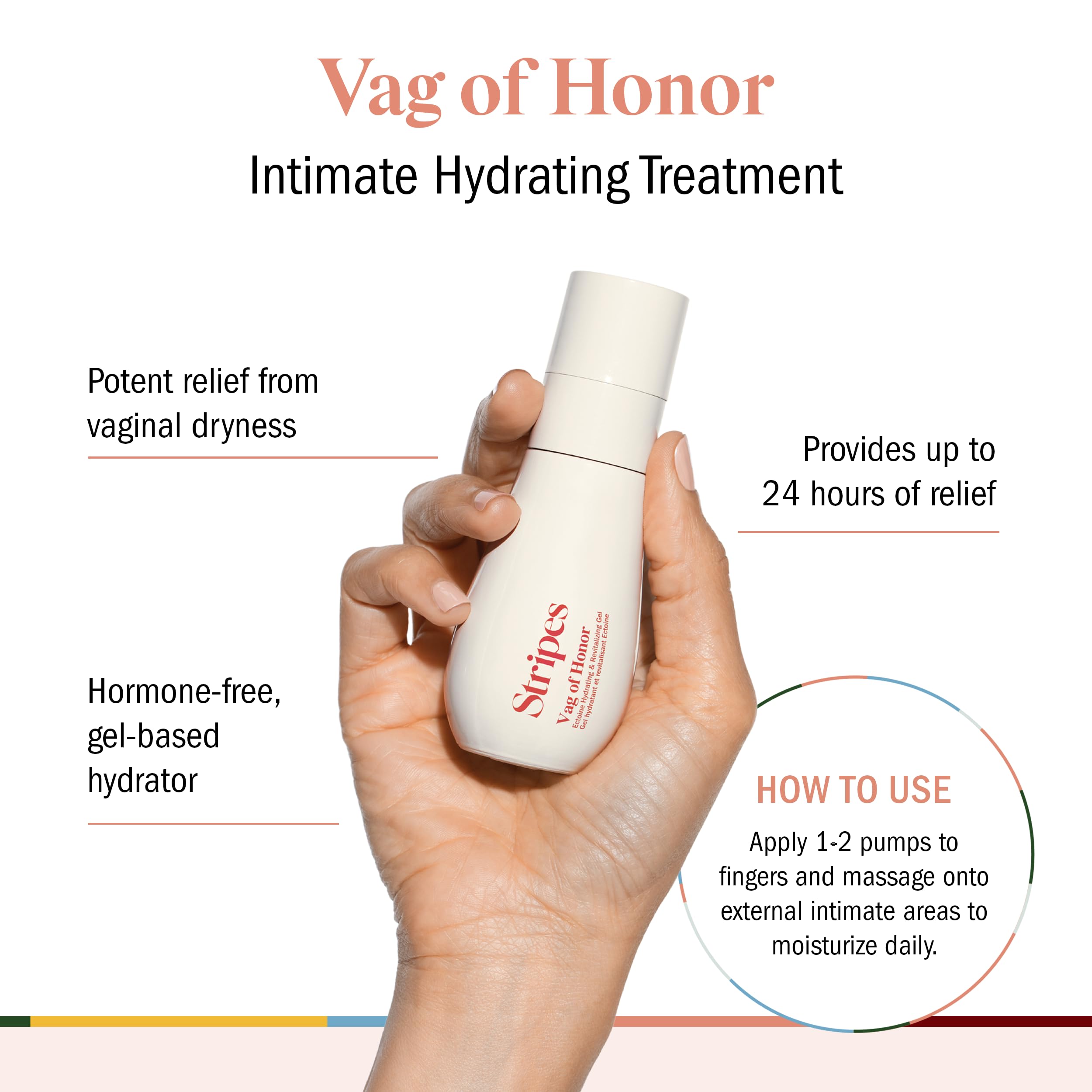 STRIPES Naomi Watts Vag Honor : texture gel non collant pour un confort durable.