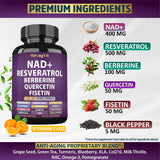 Capsules StrongVit NAD Resvératrol liposomal en gros plan et vegan.