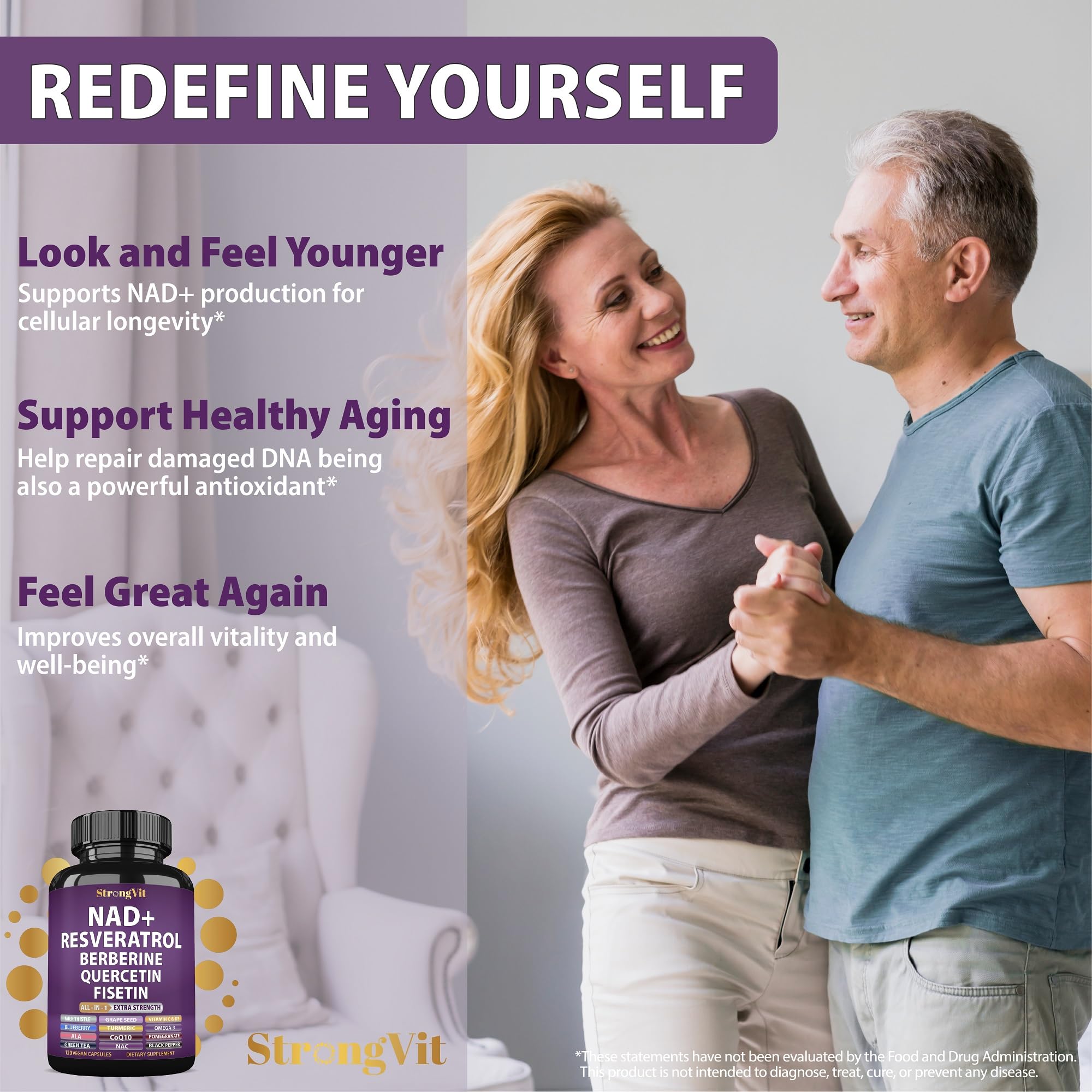 StrongVit coq10 et resveratrol en capsules, utilisation quotidienne pratique.