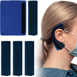 Coussinets STSTR pour canule nasale bleue, ensemble, réduisent pression et frottements.