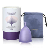 Stunncup coupe menstruelle douce violet petite, confort prolongé.