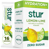 Stur Poudre Électrolytique Citron Lime – hydratation rapide et naturelle