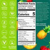 Étiquette Stur indiquant antioxydants et vitamines essentielles