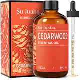 SU JUABA huile essentielle cèdre, bouteille ambrée 118 ml prête à diffuser.