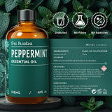 SU JUABA huile menthe poivrée pour bricolage maison et cosmétiques.