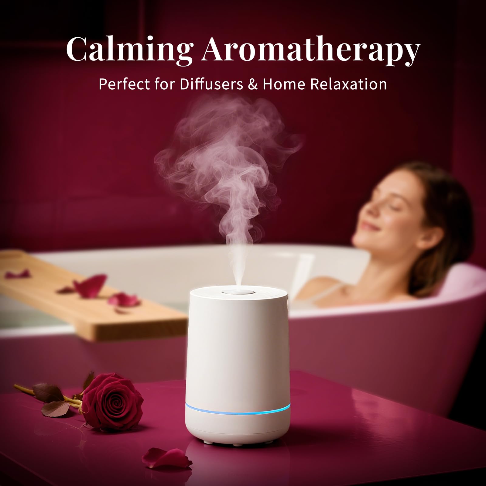 Diffusion douce de rose SU JUABA pour ambiance calme.