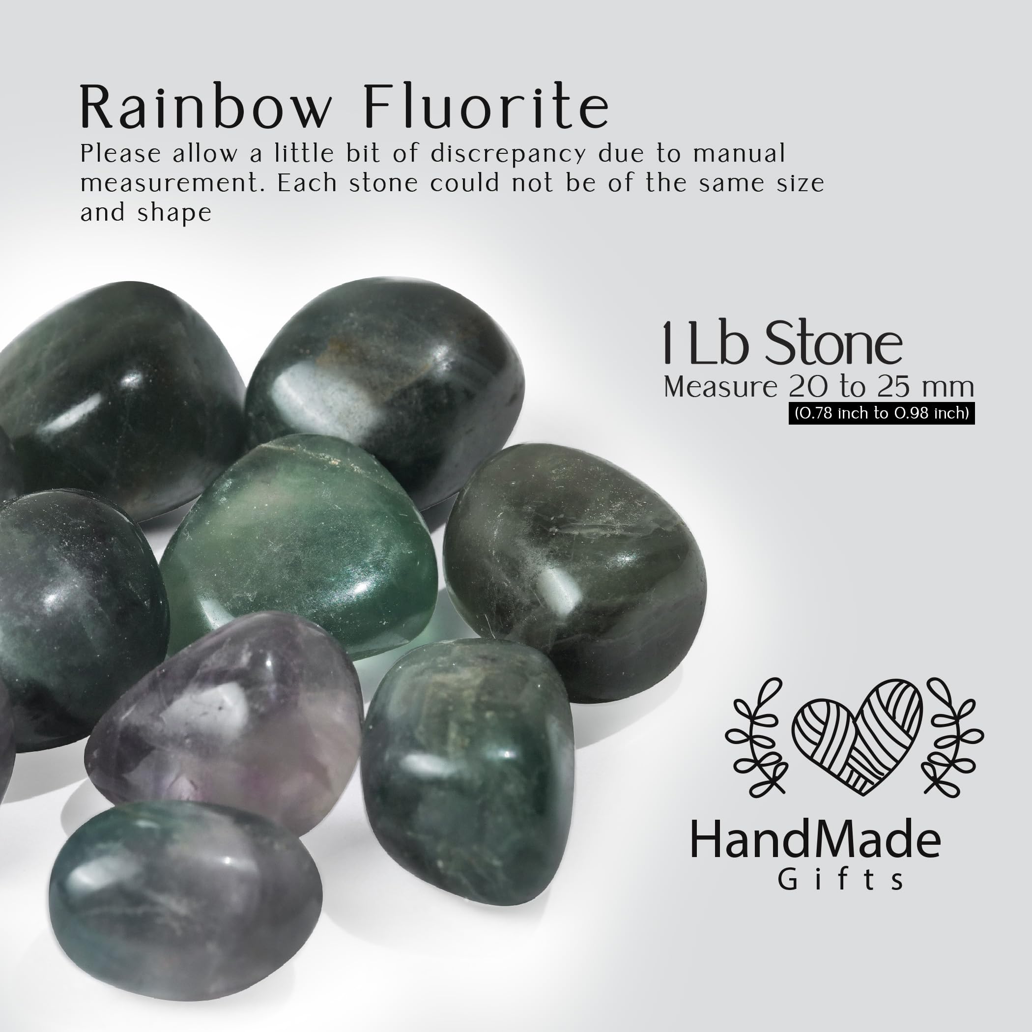 SUBSH Pierres fluorite petites : pièces décoratives colorées et utiles en artisanat.