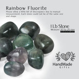 SUBSH Pierres fluorite petites : pièces décoratives colorées et utiles en artisanat.