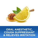 Effet menthol rafraîchissant des pastilles Sucrets qui calment la toux.
