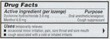 Emballage Sucrets cerise de 18 pastilles, pratique à emporter.