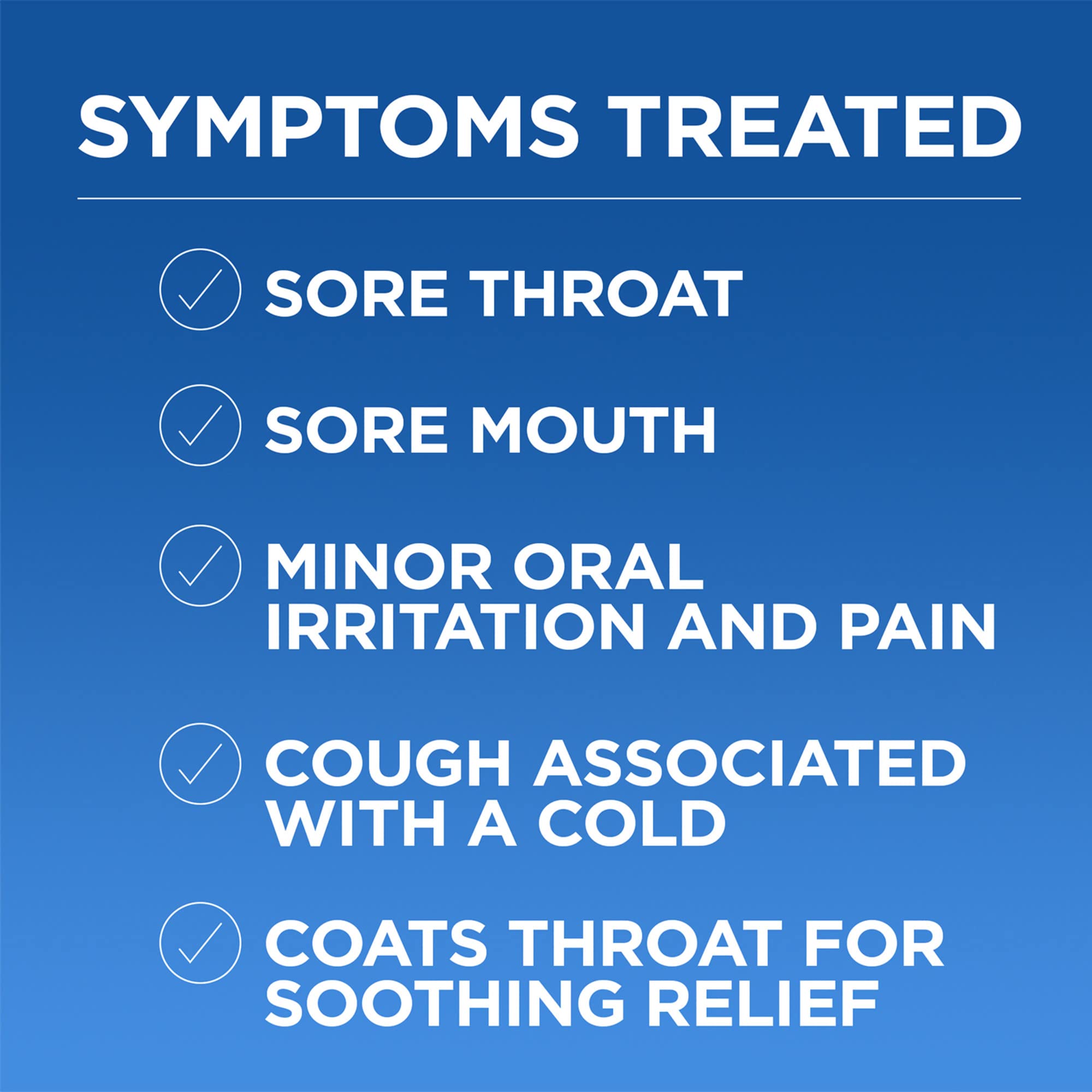Pastilles Sucrets se dissolvent lentement sur la langue pour apaiser l'irritation.