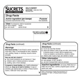 Boîte compacte de 18 pastilles Sucrets cerise sauvage, pratique pour bureau et sac.