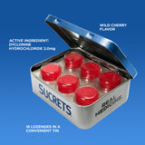 Dissolution équilibrée des pastilles Sucrets cerise sauvage pour un usage fluide.