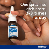 Sudafed spray nasal, expérience sans somnolence après utilisation.