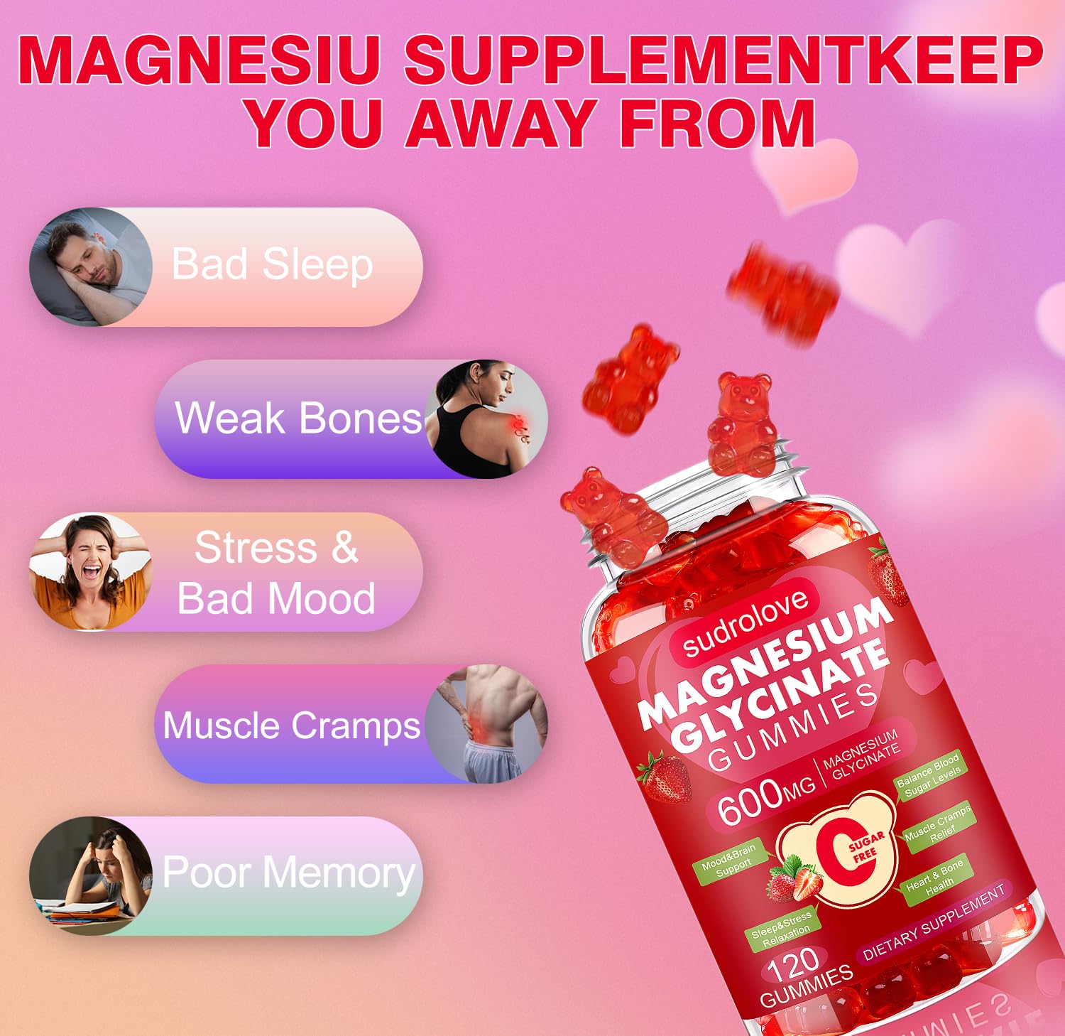 Goût framboise sudrolove, plaisir aromatique pour une prise quotidienne.