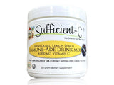 Sufficient-C bouteille citron-pêche prête à booster l’immunité, profil rafraîchissant.