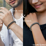 Bracelet hématite Sugandha Wellness, style durable et énergie équilibrante.