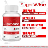 SugarWise bouteille et capsules en vedette, formule premium pour équilibre durable.