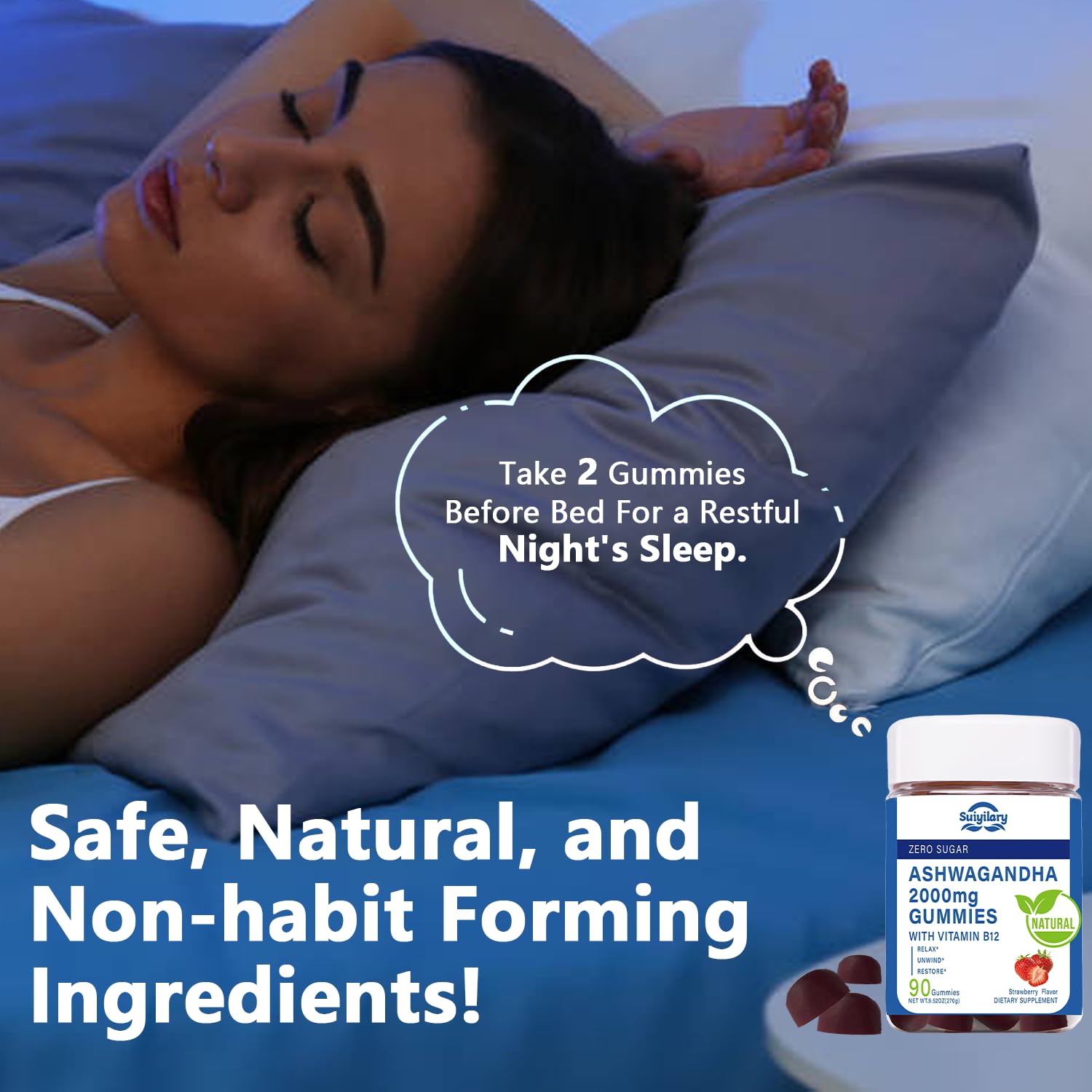 Absorption potentiellement améliorée grâce à la vitamine B12 et la formulation Suiyilary.