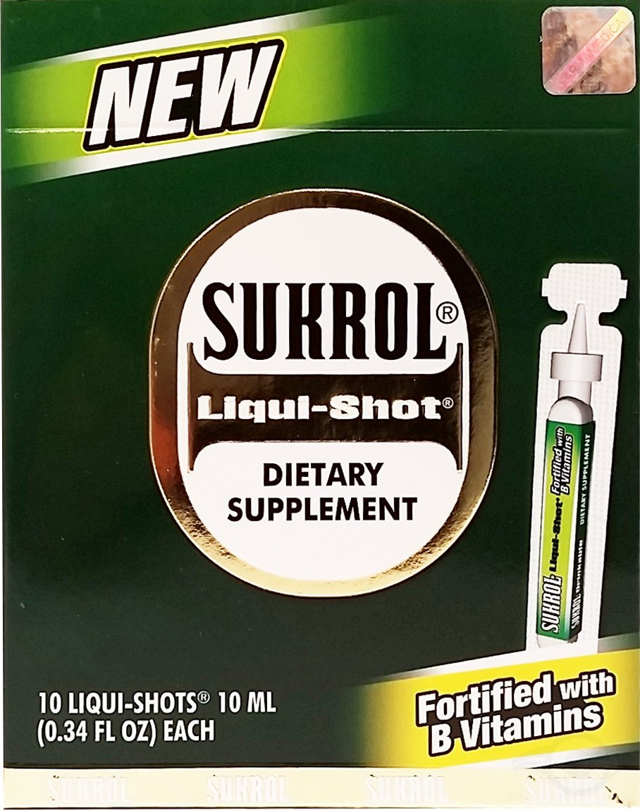 Sukrol Dose Liquide, pack de 10 unités, pratique pour vos déplacements.