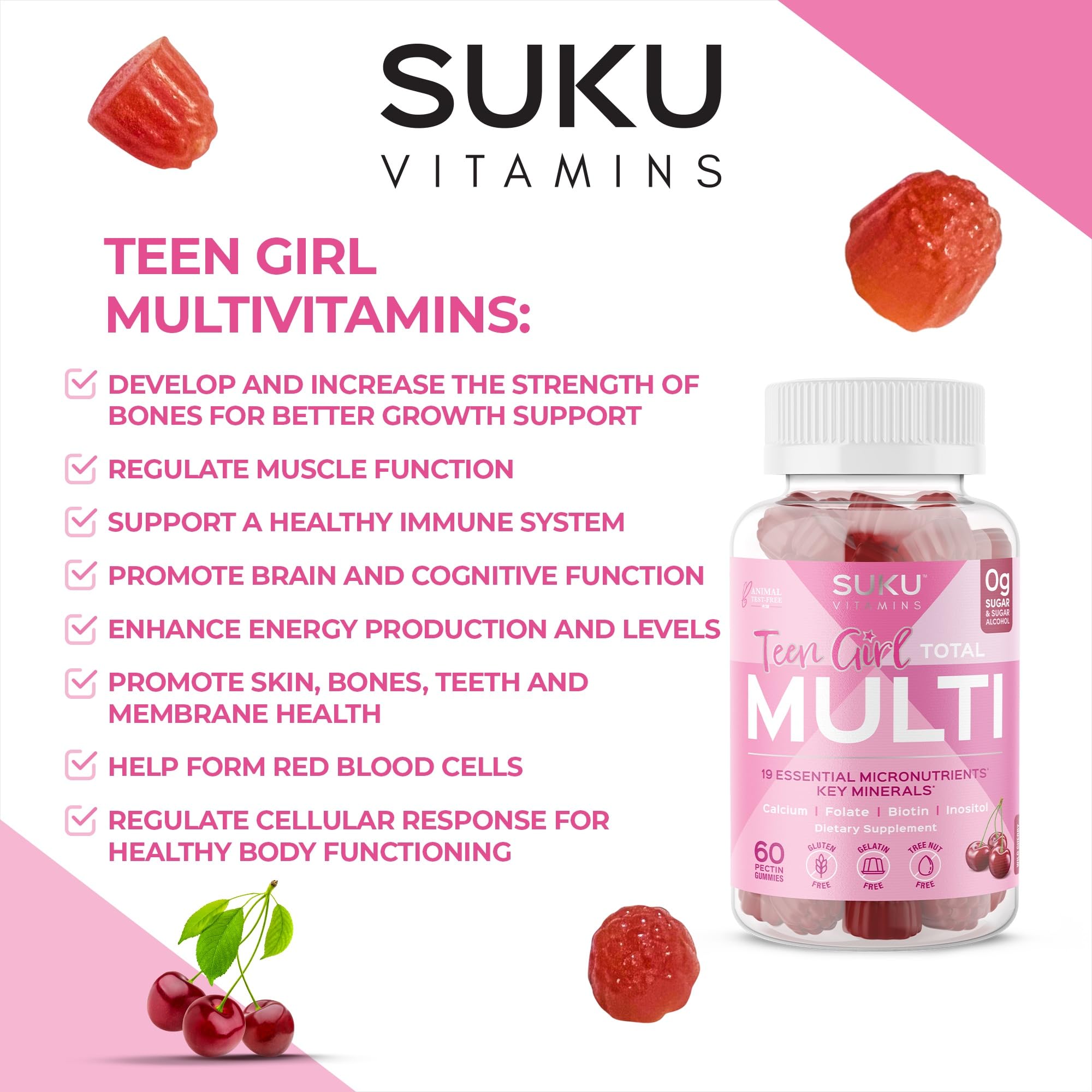 Utilisation quotidienne SUKU cerise – idéale lors des activités scolaires et sportives.
