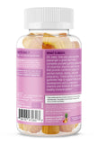 SUKU prénatales gummies saveur Ananas-Pêche, goût agréable.