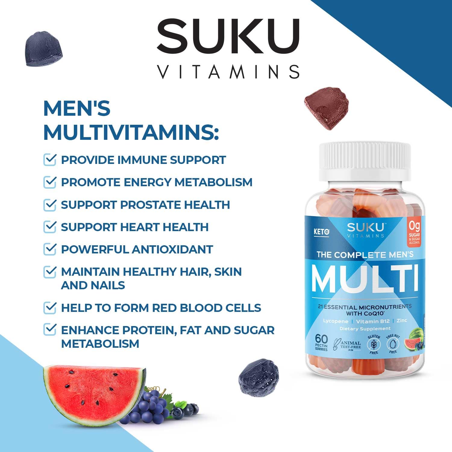 SUKU vegan — sans sucre et formulation adapte