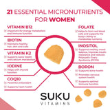 SUKU VITAMINS – 21 micronutriments essentiels pour le quotidien des femmes