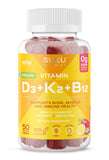 SUKU VITAMINS D3 K2 B12 bouteille prête à intégrer dans la routine quotidienne