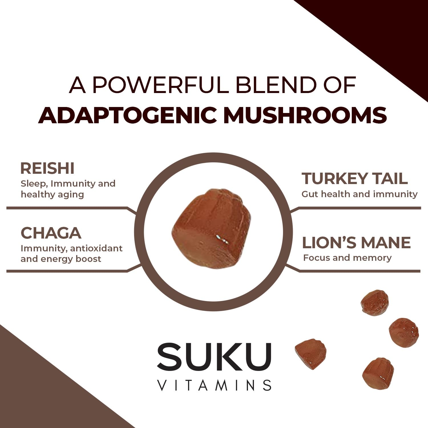 Emballage SUKU, sans gluten et sans OGM, choix pur et sûr.