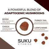 Emballage SUKU, sans gluten et sans OGM, choix pur et sûr.