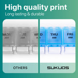 Sukuos couvercle transparent avec marquages matin/soir.