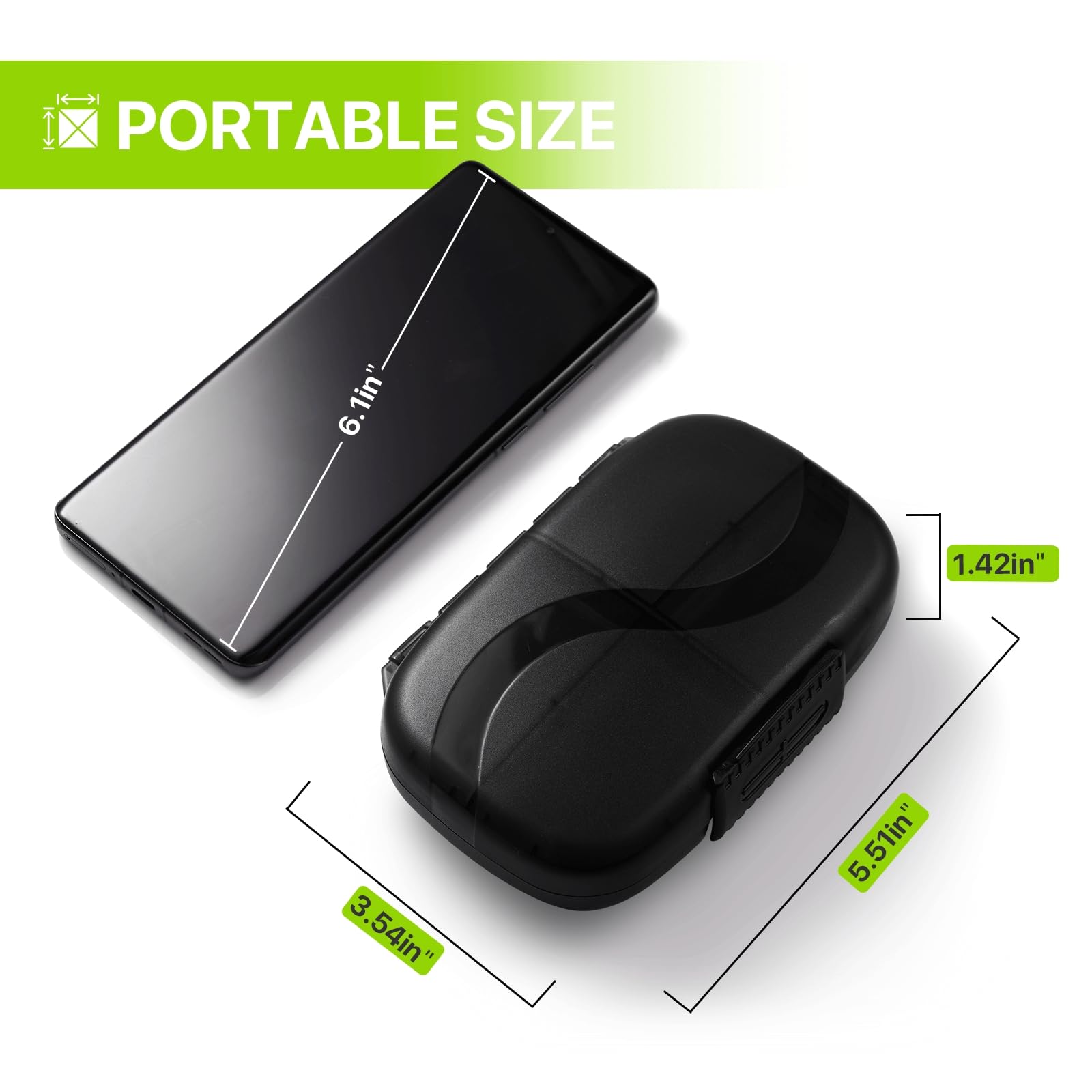 Sukuos étui portable et compact – facile à glisser dans un sac