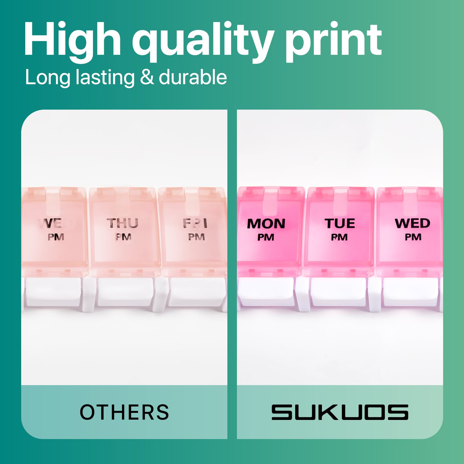 Impression durable Sukuos jusqua 20000 utilisations