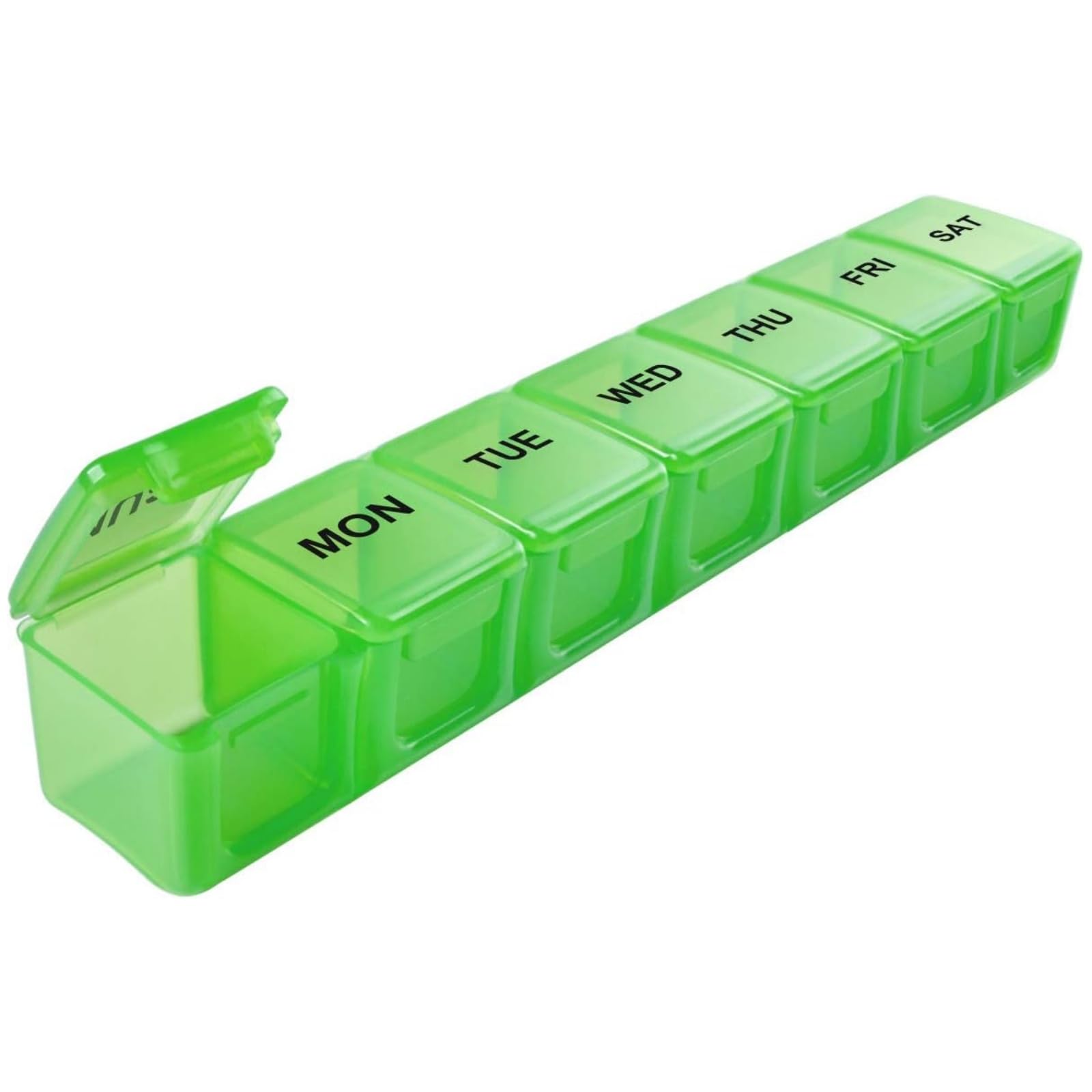 Sukuos ouverture-facile-semaine: porte-pilules hebdomadaire pratique pour planifier votre semaine.