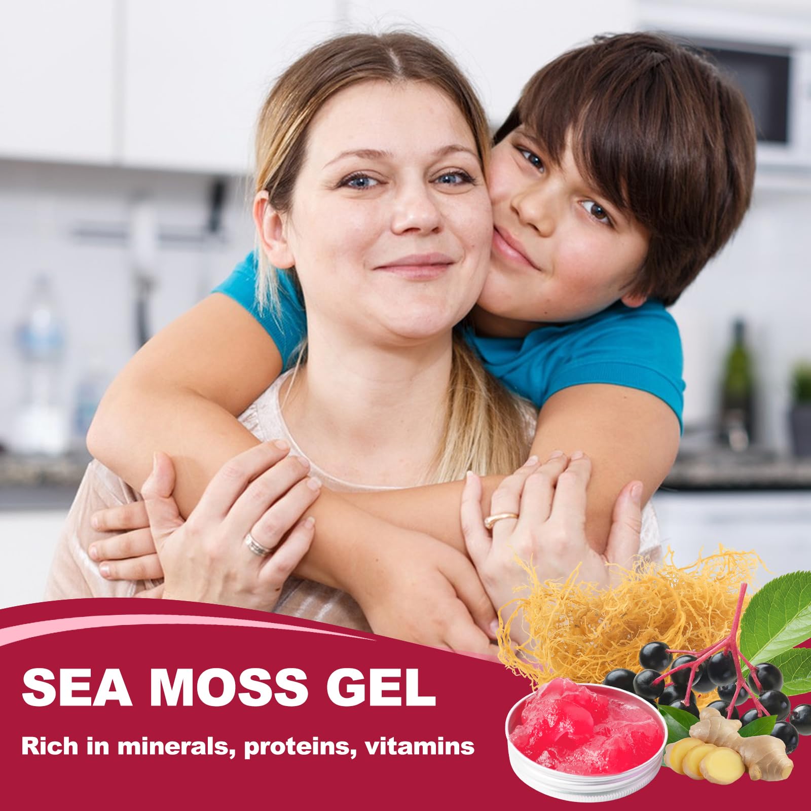 SumDIP gel-seamoss dans smoothie, suggestion d'utilisation rapide.