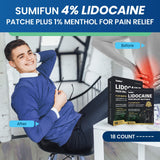 Patch Sumifun lidocaïne 4 % pour le genou, soutien lors des activités quotidiennes