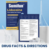 Pansement Sumifun Lidocaïne pour le genou