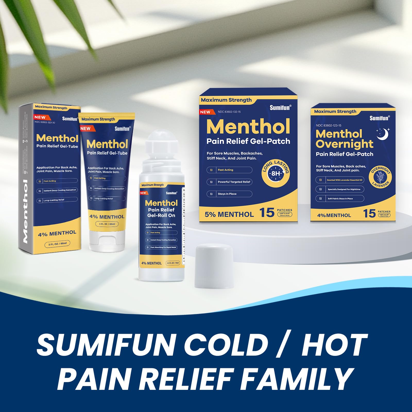Patch Sumifun application facile, adhérence fiable et pratique